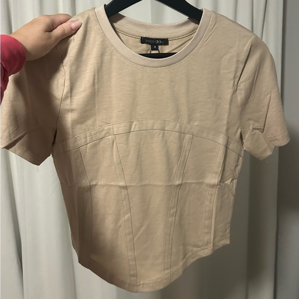 Corset style crop top